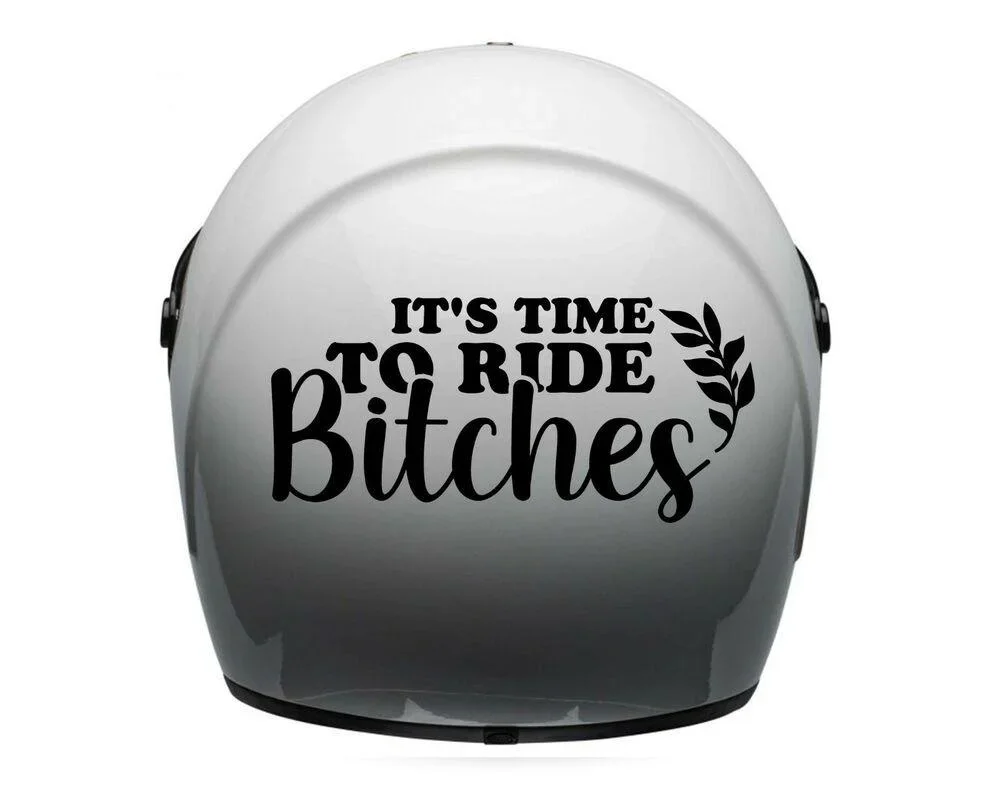 

For motorcycle helmet stickers / decal removable funny text