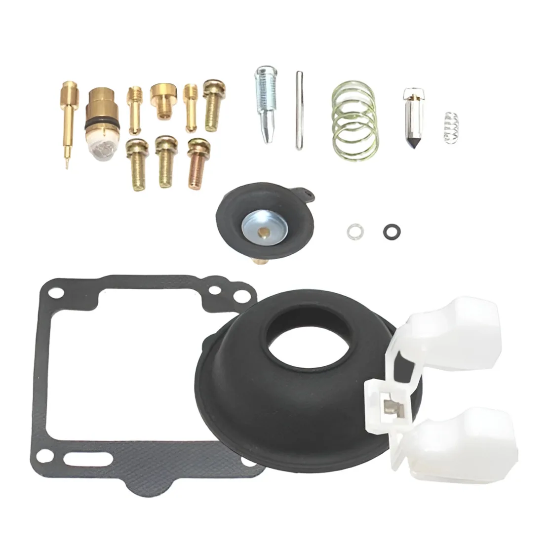 Carburetor Float Diaphragm Repair Kit Fit For Yamaha XV1100 XV750 Virago 1100 750 1988 1989 1990 1991 1992 1993 1994 1995-1997