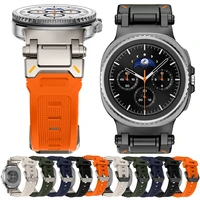 Correa de silicona para Samsung Galaxy Watch 8, 44mm, 40mm, para Galaxy Watch 8, correas clásicas de 46mm, Correa deportiva, pulsera de lujo