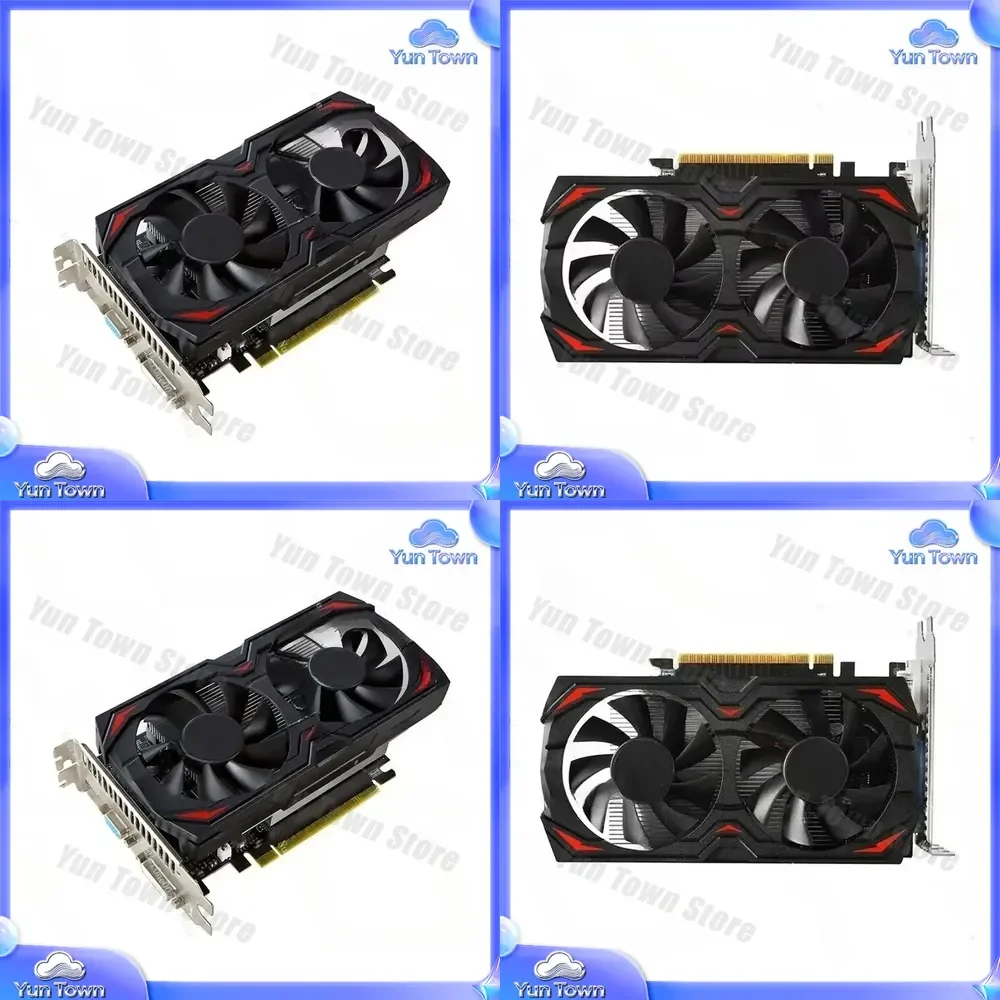 GTX1050Ti Graphics Card 4GB DDR5 for Desktop PC Gaming GPU Video Card for High Definition Graphics Rendering and eSports
