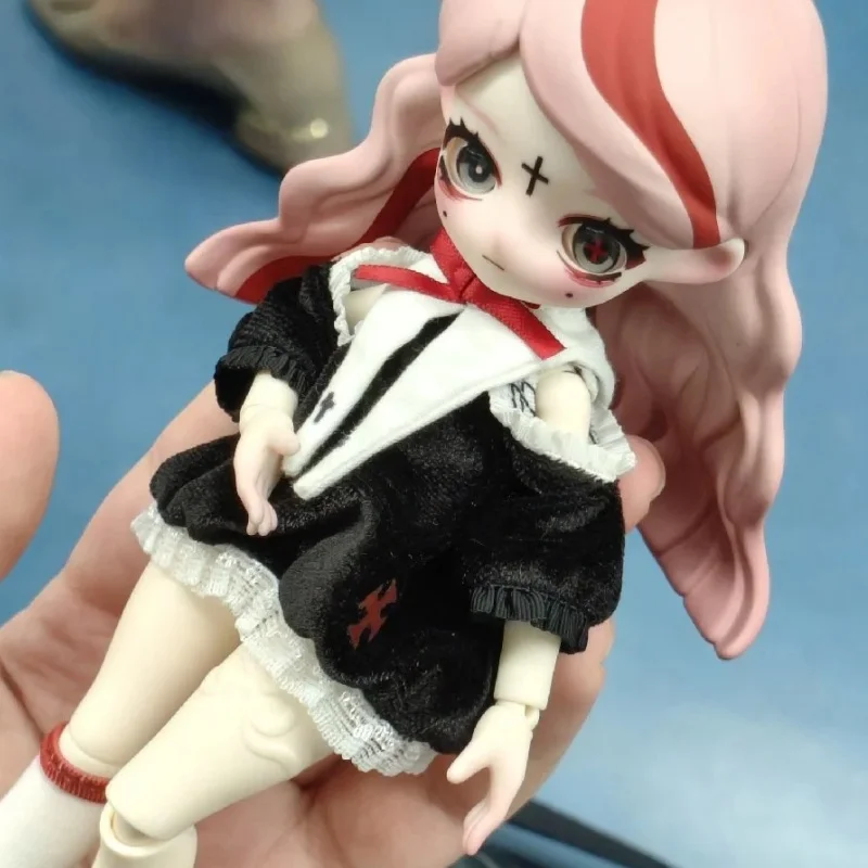 Auf Lager Nyssa Blind Box Eerie Nightmare Serie 1/12 Bjd Gothic Anime Figur mit beweglichen Gelenken PVC Garage Kit Action Spielzeug