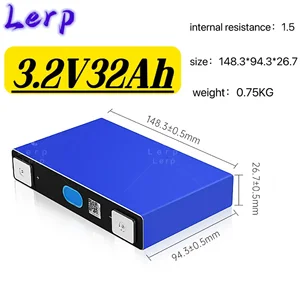LifePO4 -Batterie mit Barrieren, 3,2 V, 32AH, 320AH, 12 V, 24 V, 48 V, 60 V, 72 V, DIY, Bootsstapel, Golfwagen, Wohnmobil 8 Hauptumsatzbatterien 72V 32AH - №8