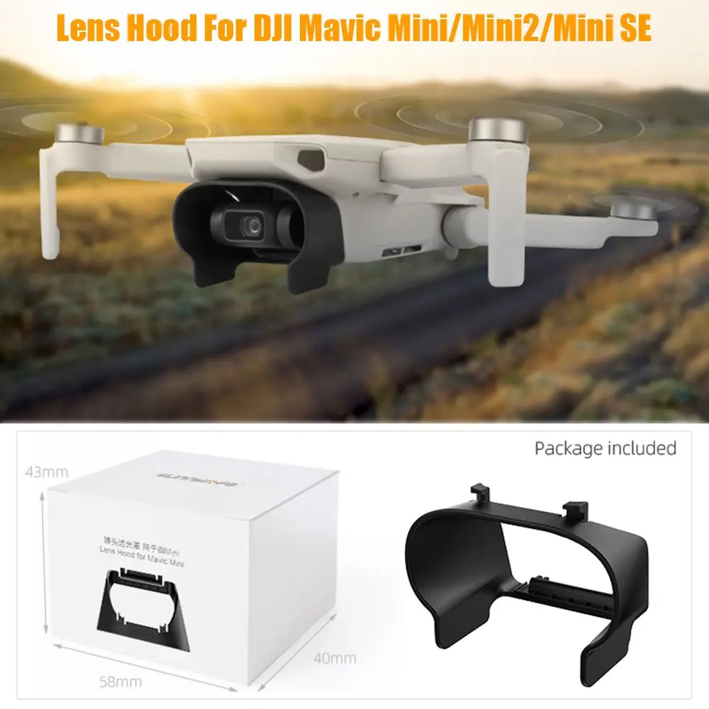 Parasol de plástico para lente de gimbal DJI Mavic Mini/Mini 2/Mini SE