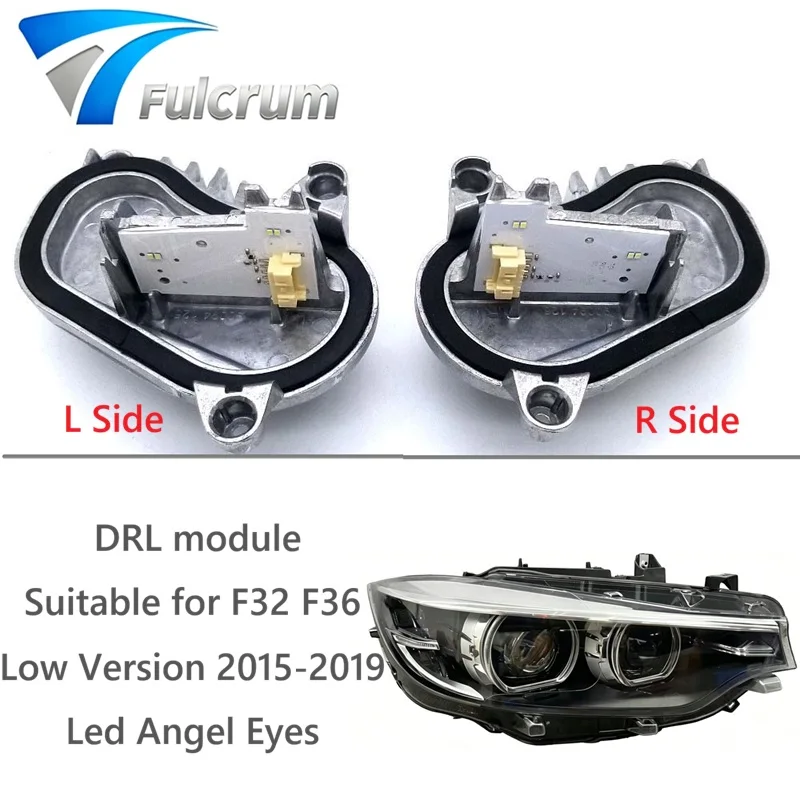 Suitable for BMW 4 Series F32 F36 Low Spec 2015-2019 LED Angel Eyes DRL Daytime Running Light Module 63117493227 63117493228