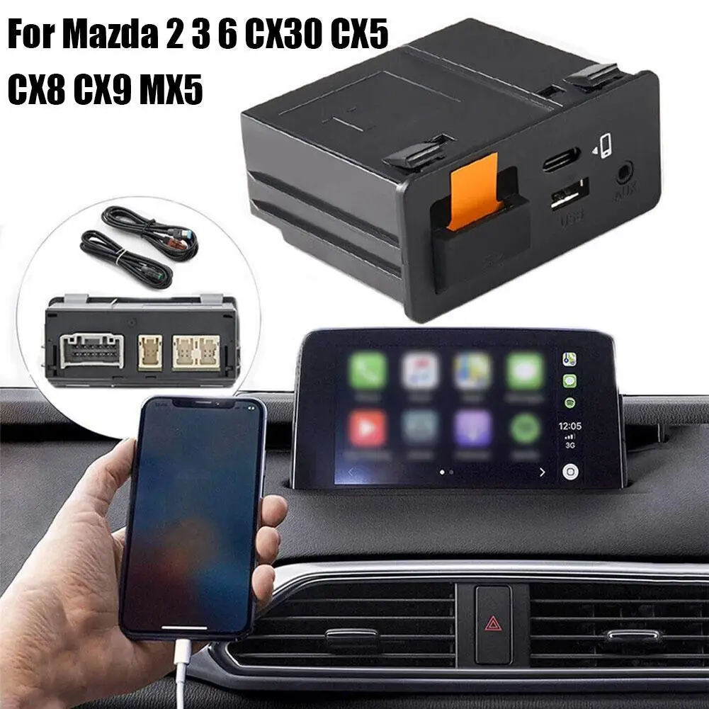 

2024 Android автоматический USB-адаптер типа c для модернизации 2 3 6 CX30 CX5 CX8 CX9 MX5 Miata TK78669U0C комплект