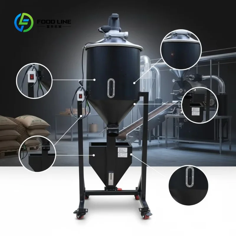 Customized High Accuracy Coffee Stone Separator 10kg Batch Capacity Full Steel Body 99.9% Cleaning Efficiency
