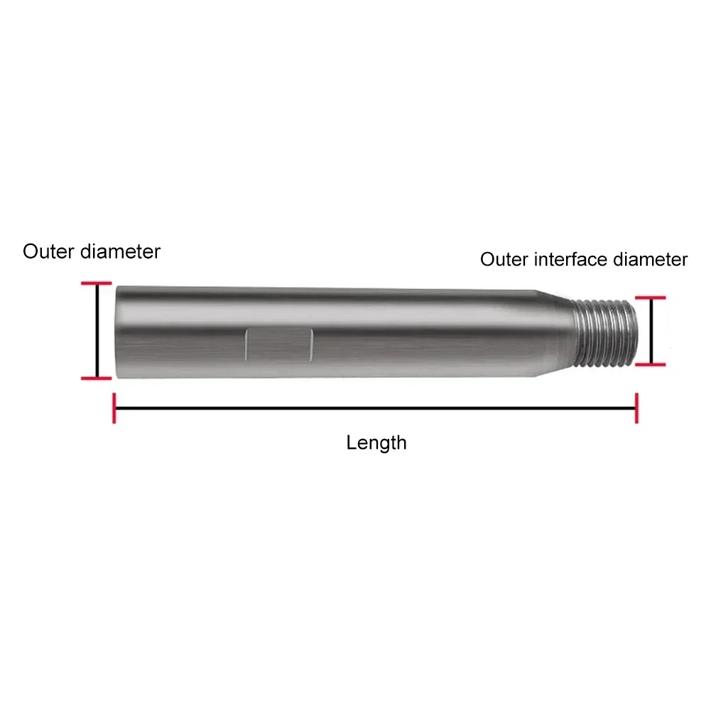 Water Drill Bit Extension Rod For M22 Thread  For M22 Thread For Diamond Core Water Drill Bit Connecting Rod