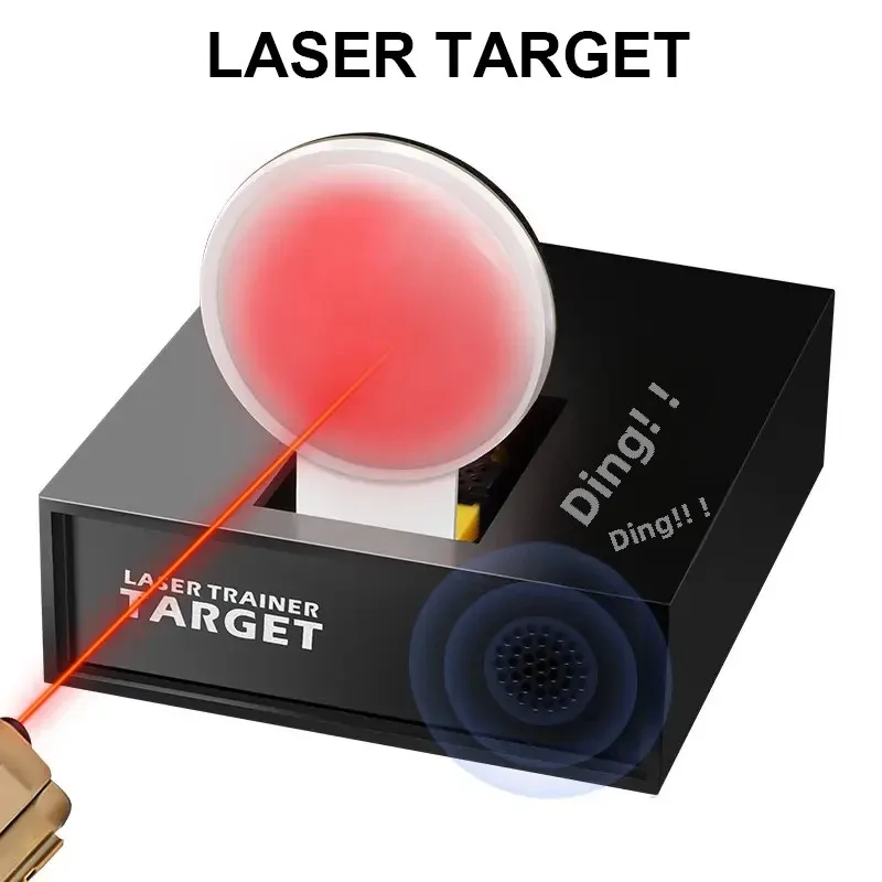 Infrared induction electronic lifting laser target color sensitive shooting practice and sound effect training toy equipment