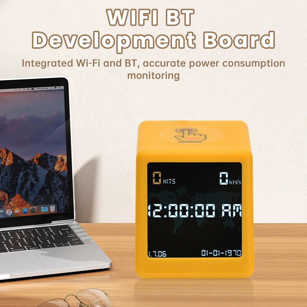 Bitcoin Miner BTC مجموعة اليانصيب العشوائية معدل التجزئة: 1060 كيلو هرتز/ثانية وحدة اليانصيب بيتكوين ساعة سطح المكتب ESP32-DROOM مجلس التنمية #2