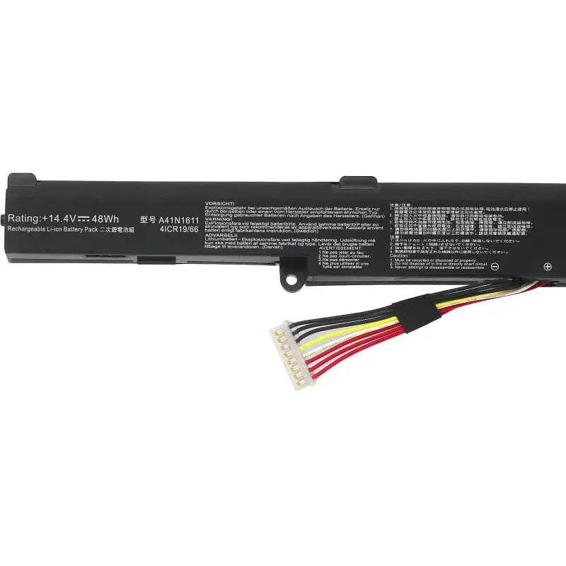 

Аккумулятор A41N1611, совместимый с ASUS FX53VD ZX73V GL553V GL553VW GL553VE GL553VD