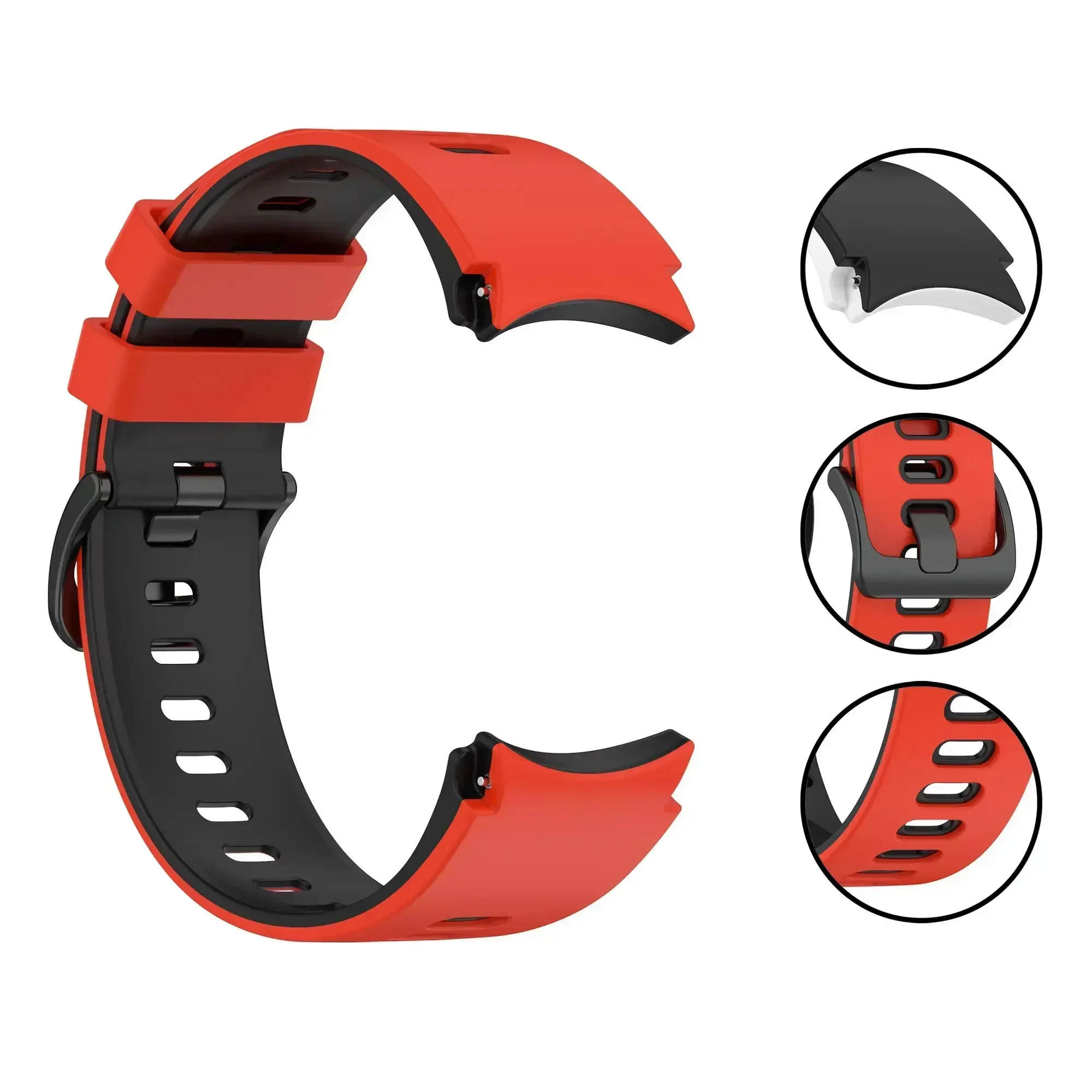 Sports Silicone Band For Samsung Galaxy Watch 4 Classic 46mm 42mm No Gaps Strap Wristband For Galaxy Watch 4 44mm 40mm Bracelet