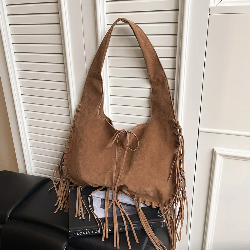 

Spacious Underarm Shoulder Bag, Vintage Casual Tote Purse, Women's Minimalist Day to Night Crossbody, Versatile Sling Bag