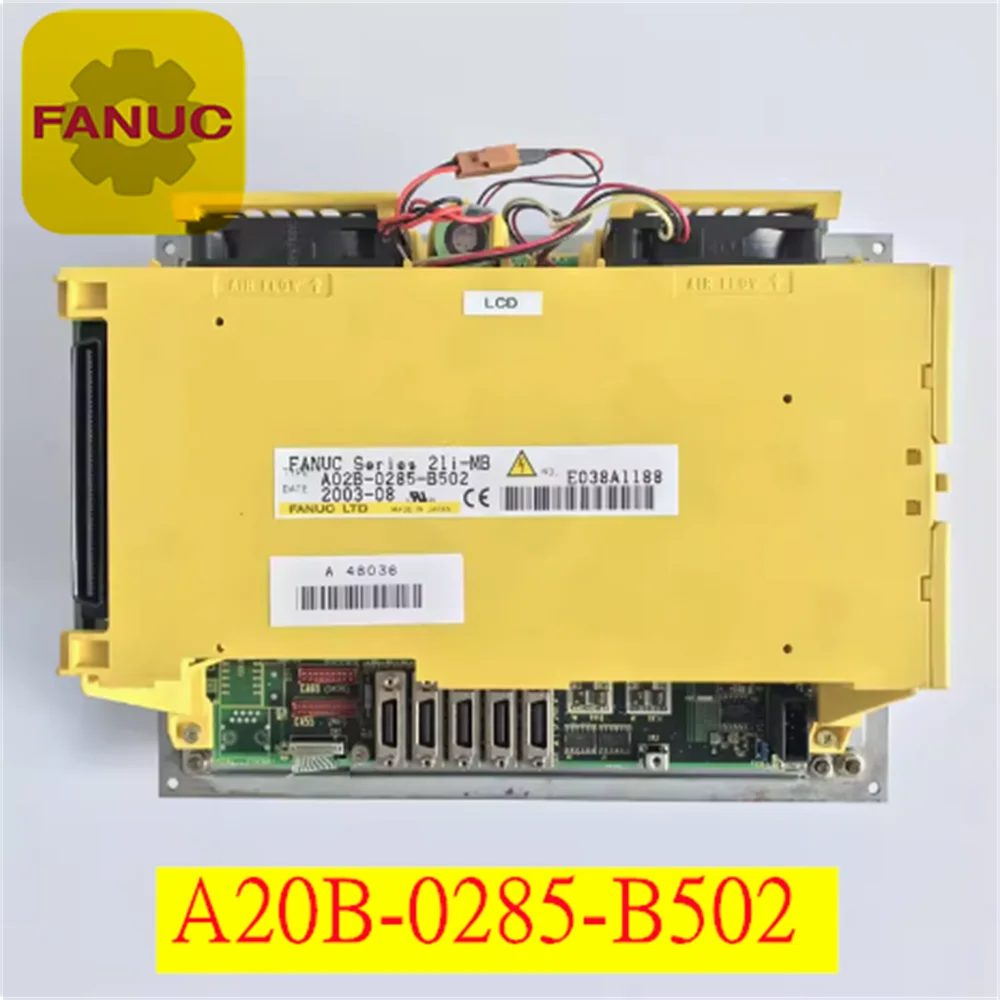 A02B-0285-B502 FANUC series 21i-T18-MB system CNC control screen A02B-0285-B502 test OK spot free shipping bargaining