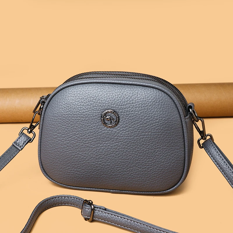 

Новый высококачественный мягкий кожаный кошелек, модная женская простая сумка через плечо, сумка для отдыха с несколькими карманами, роскошные женские сумки