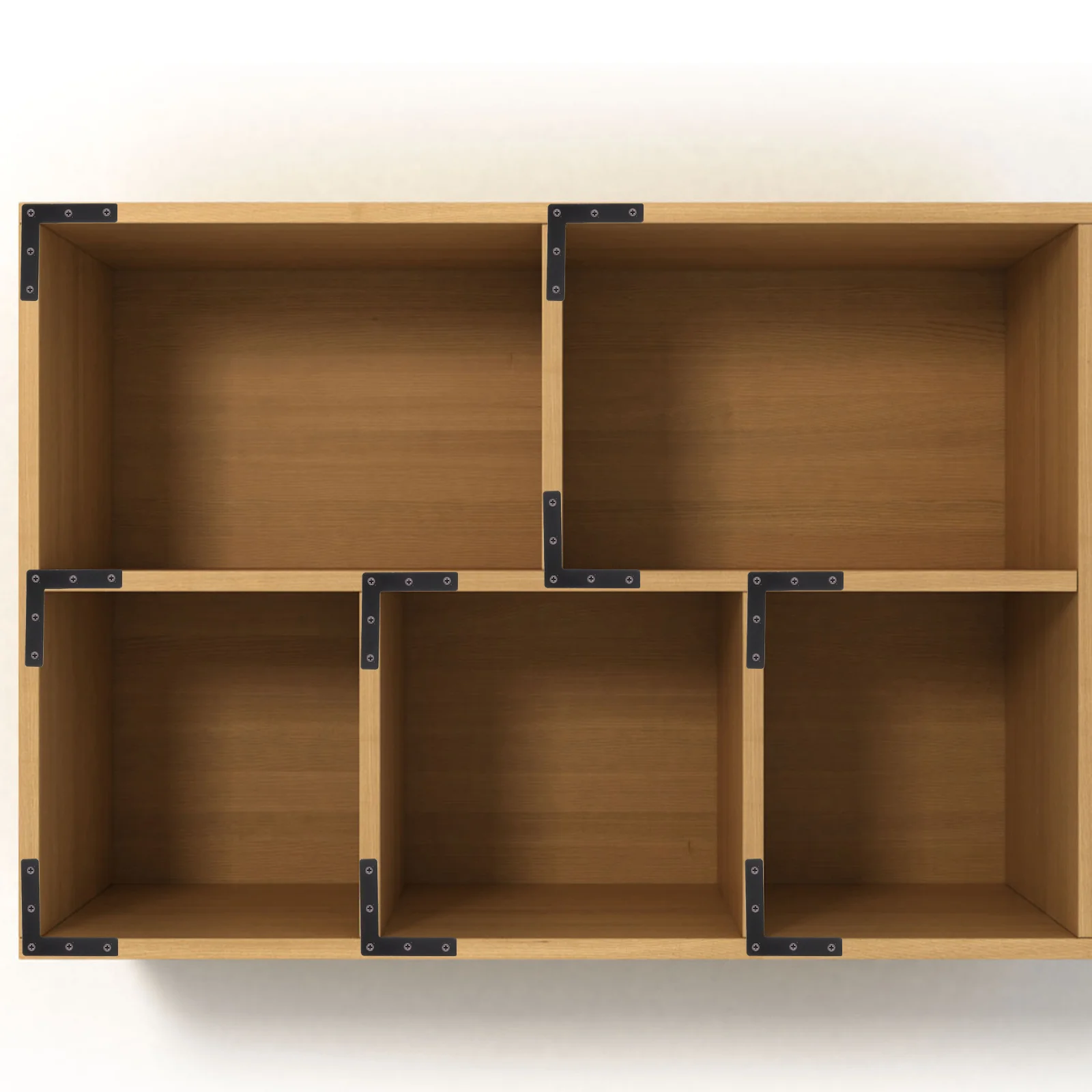 

20Pcs L Shape Flat Corner Braces Black Metal Furniture Brackets Heavy Duty Right Angle Brace Flat Mending Plates