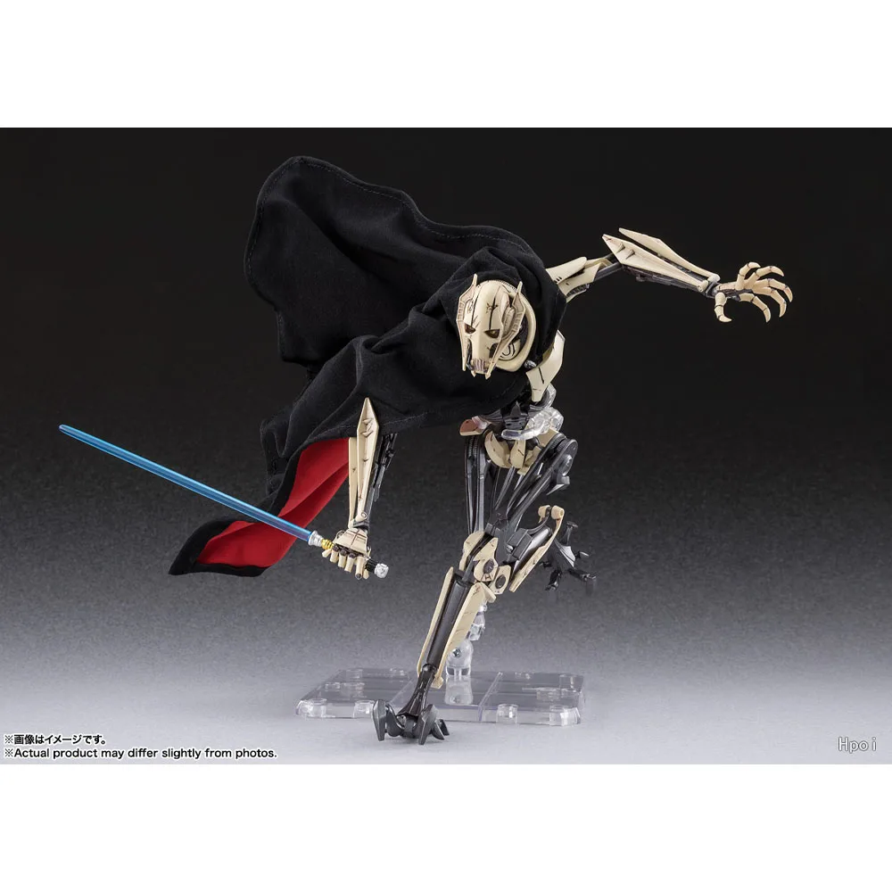 100% 정품 재고 있음 반다이 S.H.Figuarts 스타워즈: 시스의 복수 제네럴 그리버스 액션 피규어 컬렉션 모델 장난감
