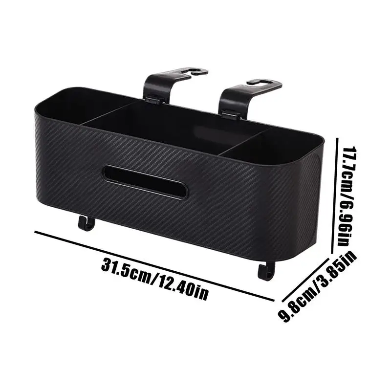 Multifunctional Car Seat Back Storage Box Tissue Box For Car Large Capacity Organizer For Truck RV Backseat Napkin Holder