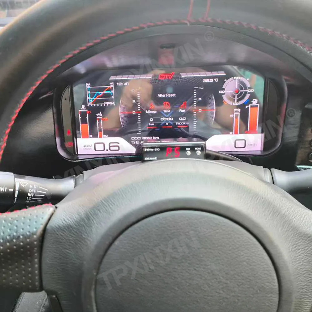 

Автомобильный цифровой приборный комплект для Toyota 86, для Subaru BRZ 2013-2019, RHD LHD, автоматический виртуальный кабинет, ЖК-дисплей, спидометр, одометр, панель