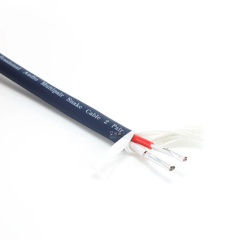 AVSSZ 2-канальные змеиные кабели Многоканальный аудиосигнальный кабель 2-проводной экранированный для микшерной консоли XLR RCA 1/4 дюйма 6,35 мм кабель