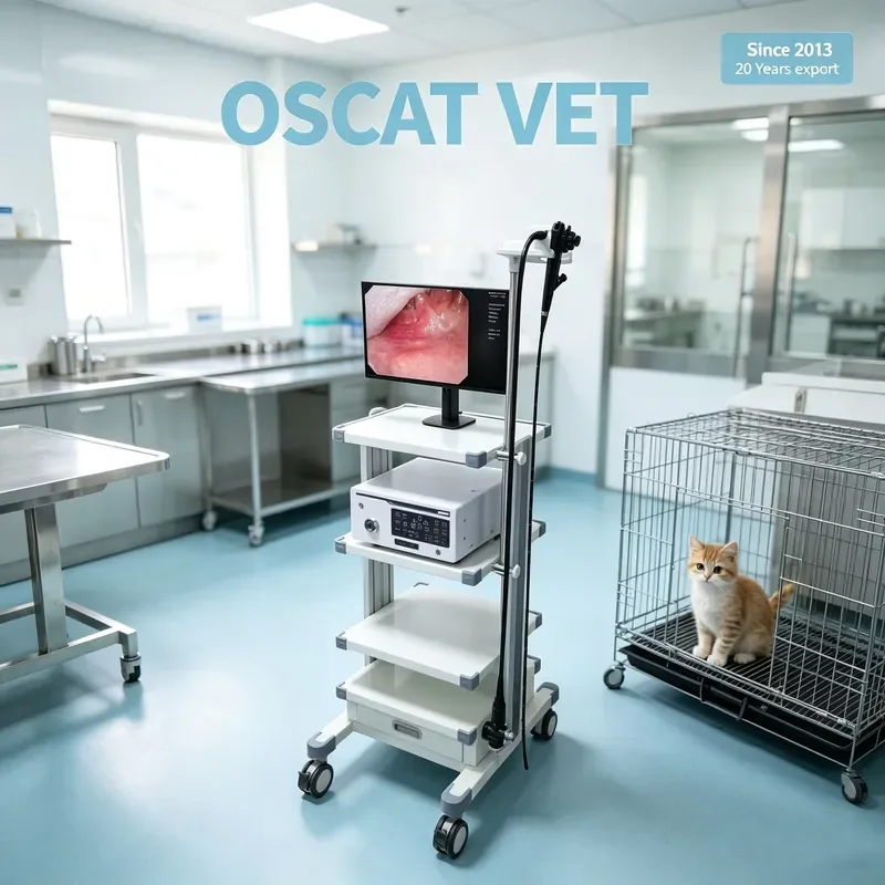 2026 New, High Quality, OSCAT EX-59 Portable Veterinary CMOS for Pet Ear Nose Throat Examination in Animal Clinics