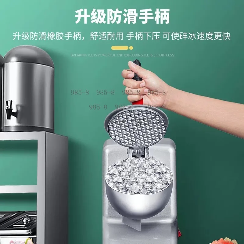 double knife double cover ice breaker commercial smoothie snowflake household ice shaver beach Double knife ice crusher