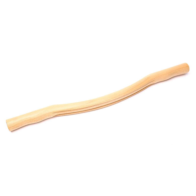 Palo de masaje para raspar de madera Natural, herramienta de terapia de SPA para masaje corporal, tratamiento de puntos, palo de masaje de relajación Guasha, 1 Uds.