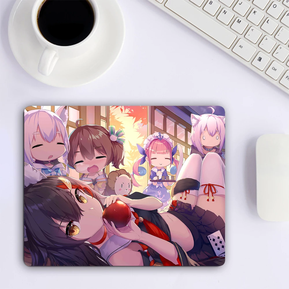 Ookami Mio Hololive Small Mouse Pad Computer Gaming Accessories Keyboard Mouse Mat XXL Laptop Office Desk Pad PC Gamer Mousepad