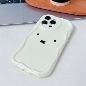 Coque de téléphone Cute Rabbit pour Samsung Galaxy A73 A72 A71 A55 A54 A53 A52 A51 A50 A33 A32 A16 A13 A06 4G 5G 3D Wave M-Miffies 10 meilleures ventes de l’étui de téléphone Mimco Samsung - No 2