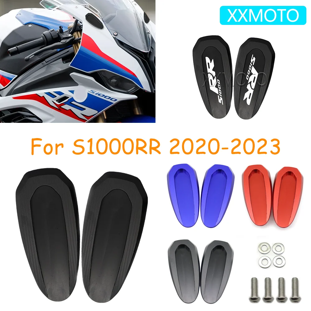 For BMW S1000RR S1000 RR S1000 RR 1000 Motorcycle Windscreen Mirror Cover CNC Rear Mirror Hole Cover Rearview Eliminators Cap