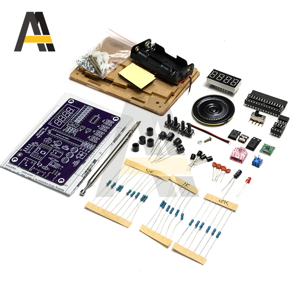 HU-017A RDA5807S Radio Audio Board Kit FM 87-108MHz Amplifier Frequency Modulation 87108Mhz FM Electronic Module DIY Kits