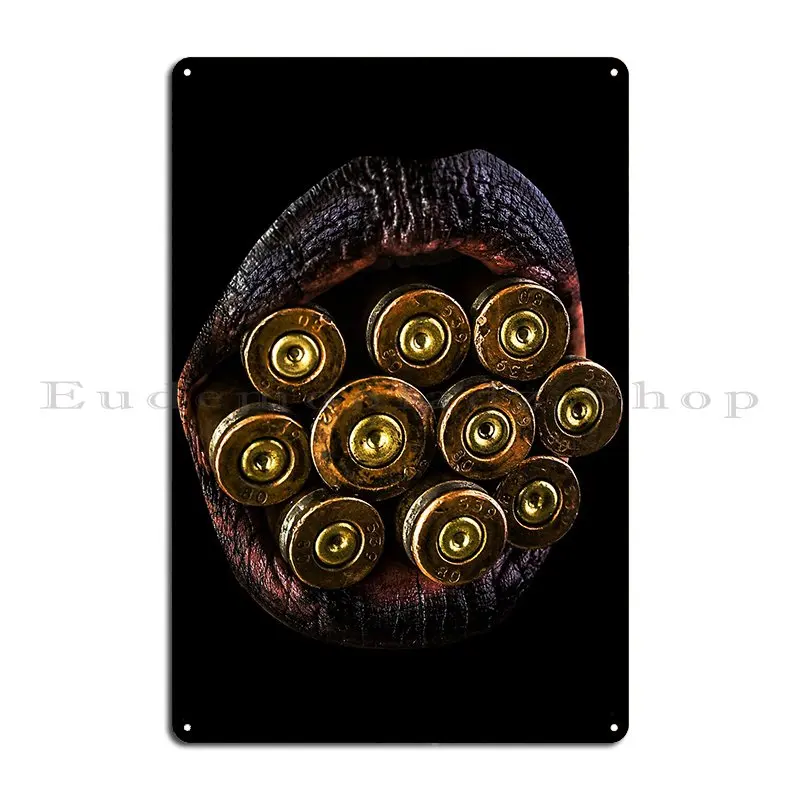 Gangster Talk Is Cheap Show Me The Code Metal Sign Plaques Customize Wall Decor Pub Mural Club Tin Sign Poster
