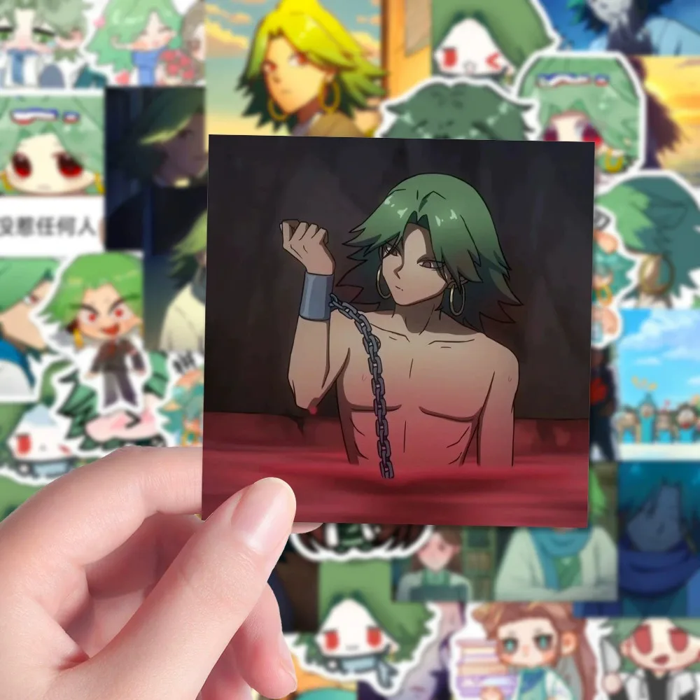 

10/55 шт. мультяшные аниме-наклейки Scissor Seven Killer Seven, водонепроницаемые граффити-декали для скейтборда, гитары, ноутбука, шлема