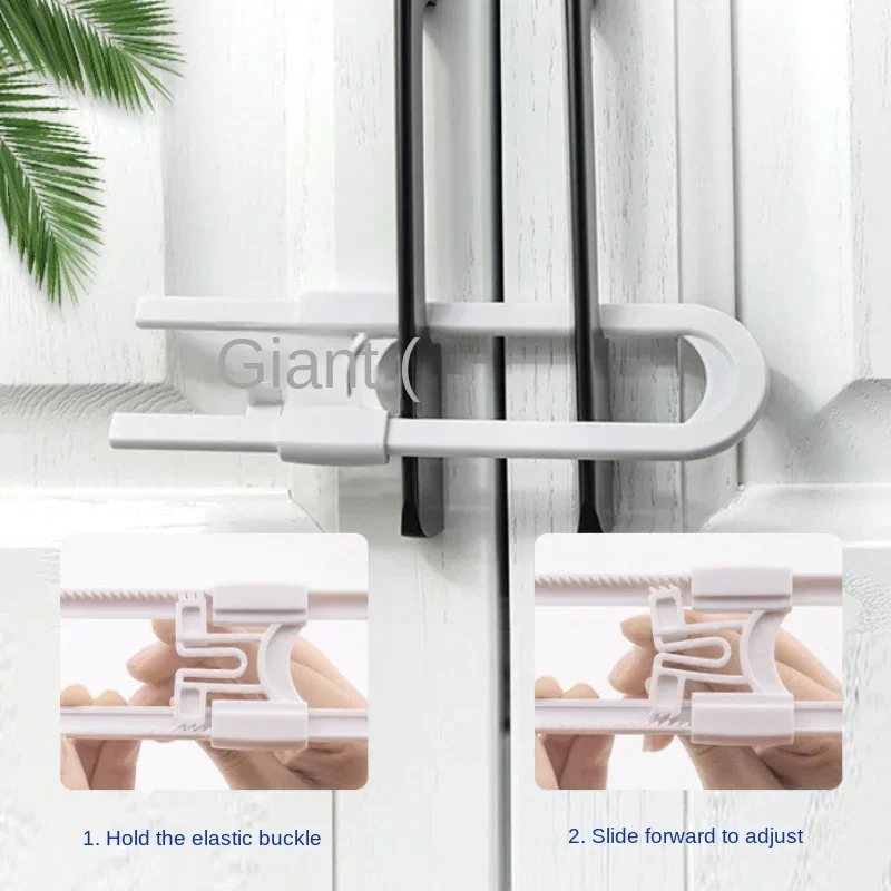 

5Pcs Children Safety Cabinet Lock Baby Security Protection Drawer Door Cabinet Lock Plastic Protection Kids Safety Door Lock