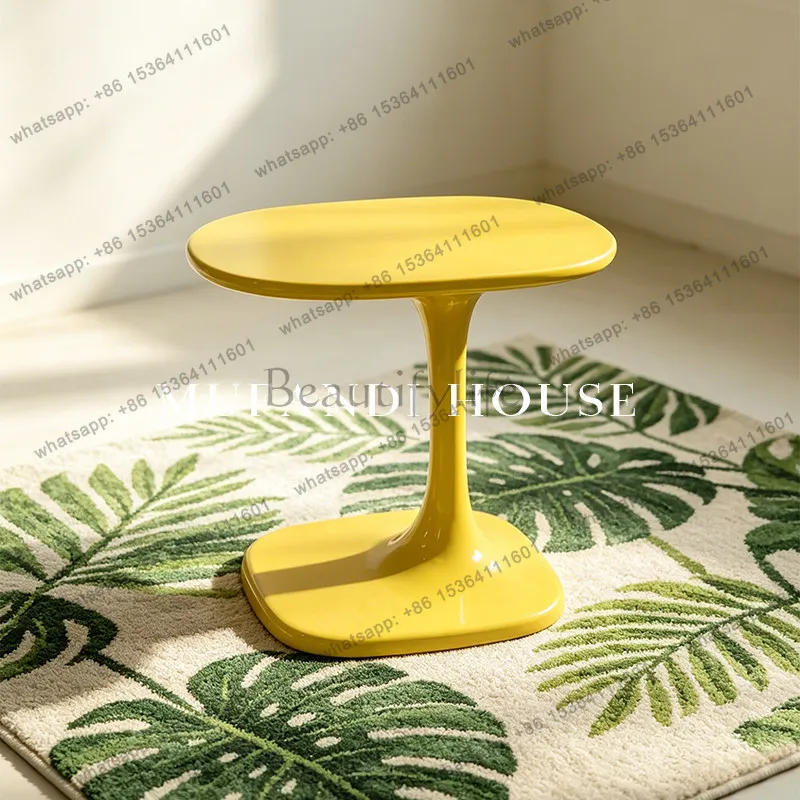 Light luxury modern living room sofa edge several designer home creative T-shaped oval small table