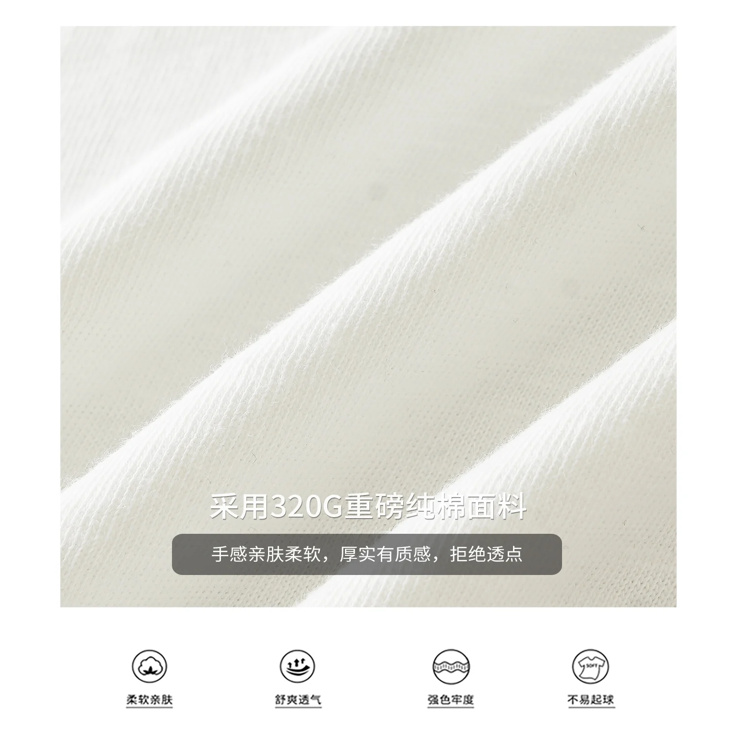 Dukeen 320G schweres T-Shirt aus 100 % Baumwolle mit Henley-Ausschnitt für Herren, langärmelig, Frühling und Herbst, lässige Oberteile, einfarbige Unterhemden – Detail 3