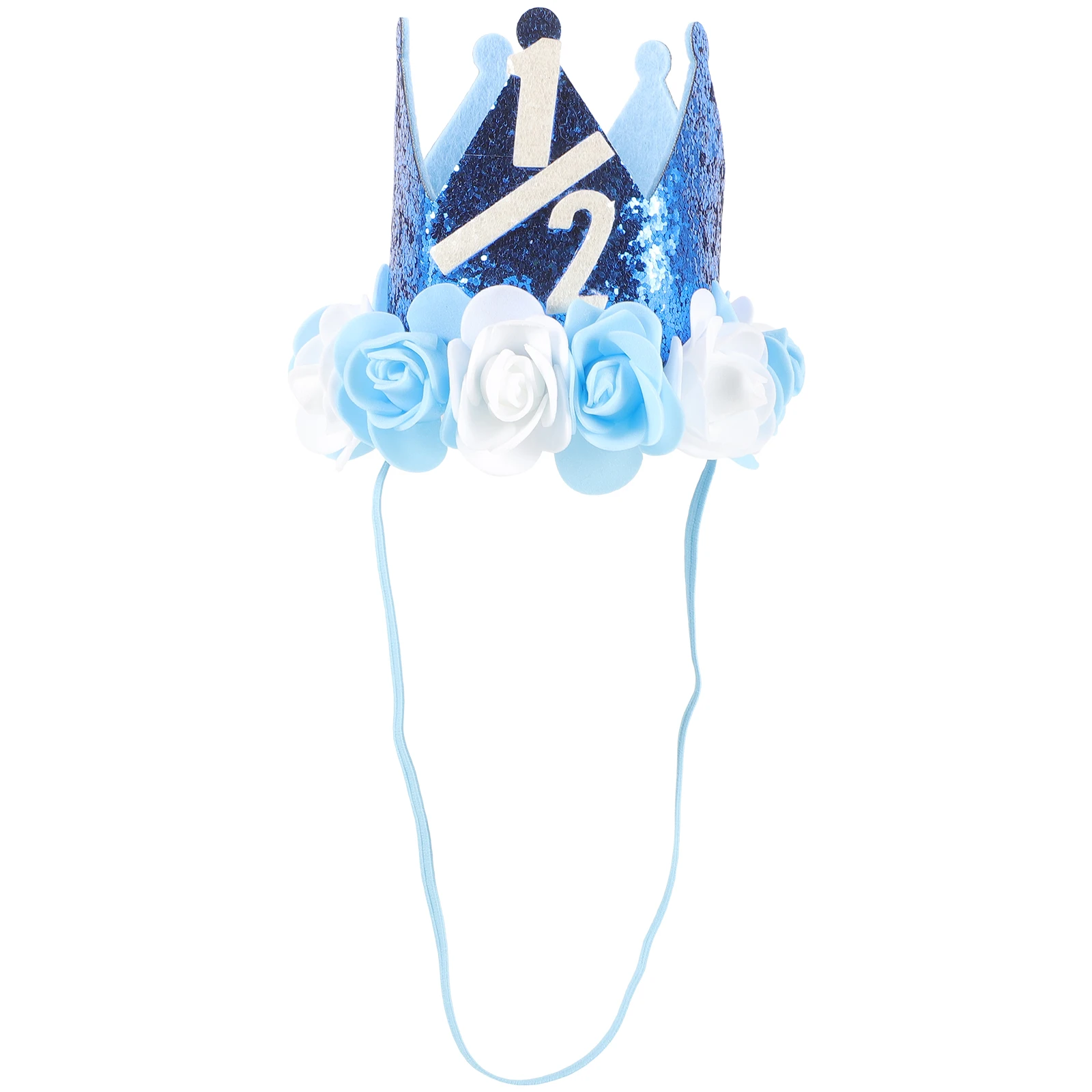 

Birthday Decorations Hat Crown Party Hats Girls Kids First Outfit Blue Felt Child