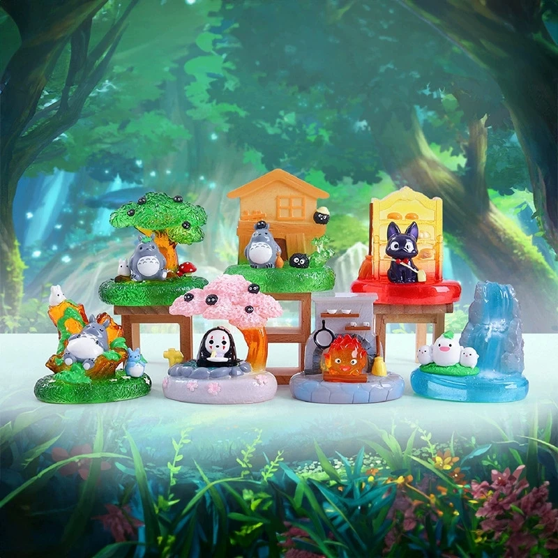 

Anime Totoro Blind Box Hayao Miyazaki Fairy Tale Elves Mysterious Box Anime Model Kids Birthday Gift Bedroom Kawaii Home Decor