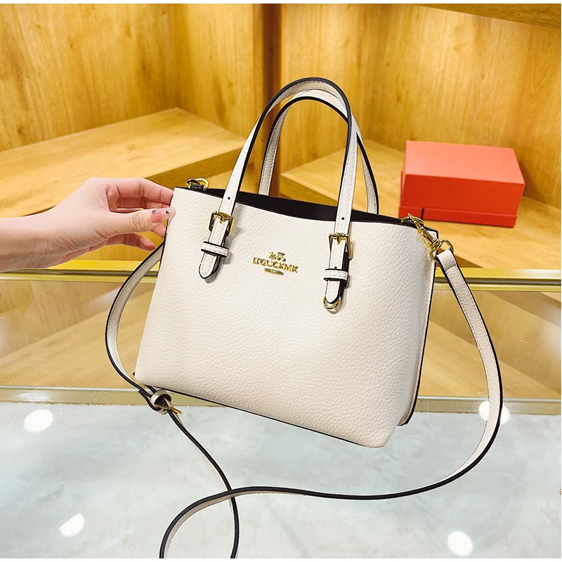 

Gold Hardware Minimalist Handheld Bag, Casual Commute Women's Shoulder Bags Luxury Large Capacity Crossbody Tote Bag