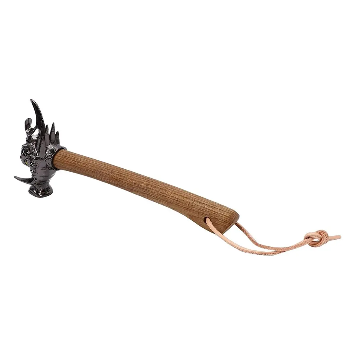 Wild Boar Hammer High Stainless Steel Nail Hammer with Wooden Handle for Camping and DIY