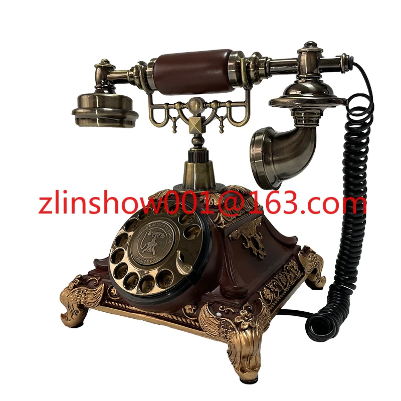 Antique European Telephone Wedding Party Information Recording Vintage Message Book Birthday Party Unique Voice Blessings