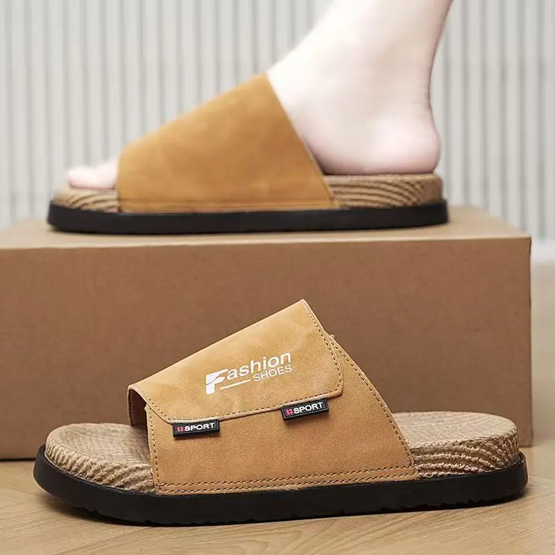 

Лето 2026, мужские повседневные туфли без шнуровки на удобной мягкой подошве, легкие дышащие, дезодорирующие и прочные, размер 39-46