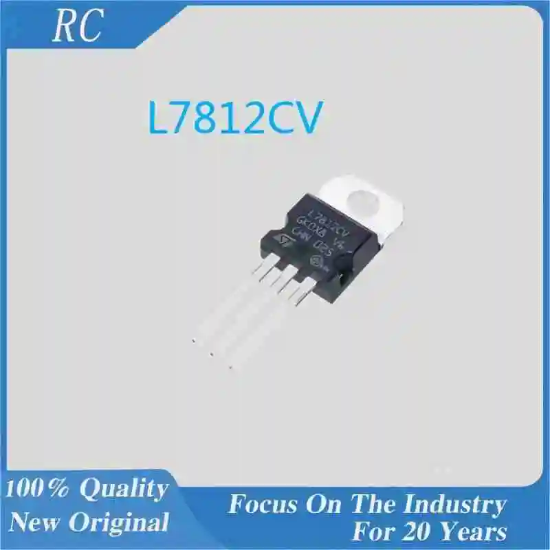 10pcs L7812CV L7812 7812 Transistor Three Terminal Voltage Regulator New Original TO-220 In Stock