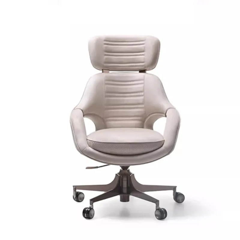 

Italian light luxury computer chair designer artistic swivel chair home study back chair