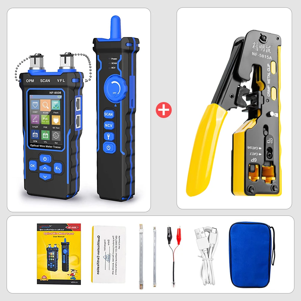 NOYAFA NF-8508 LAN Cable Tester with LCD Display