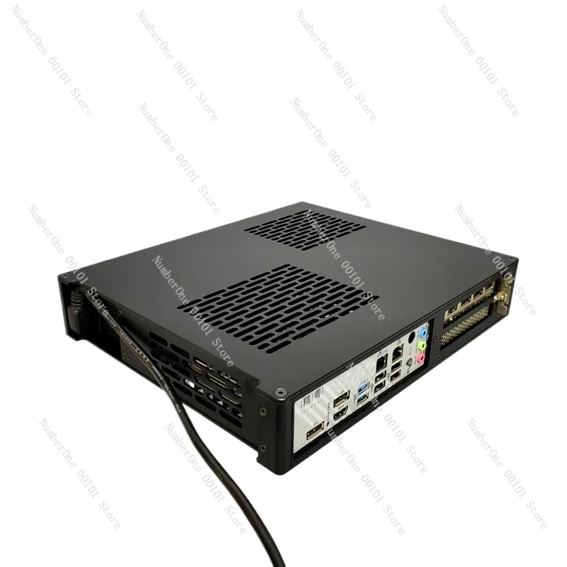 S35 chassis 4-liter portable mini ITX tiled small host, vertically placed to support dual fan graphics card