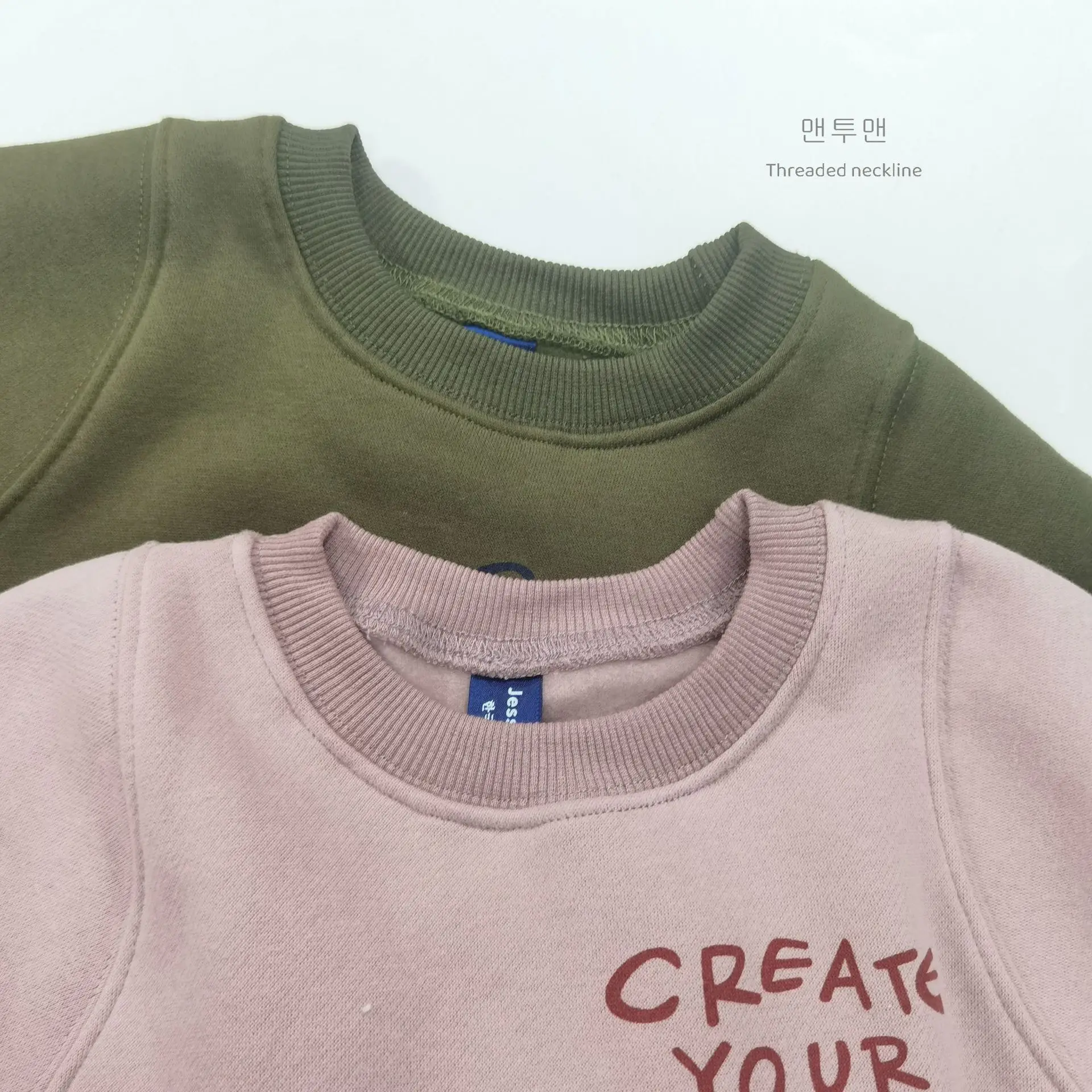 2024 Winter New Children Long Sleeve Fleece Sweatshirt Fashion Letter Print Baby Girl Casual Sweatshirt Baby Boy Warm Pullover