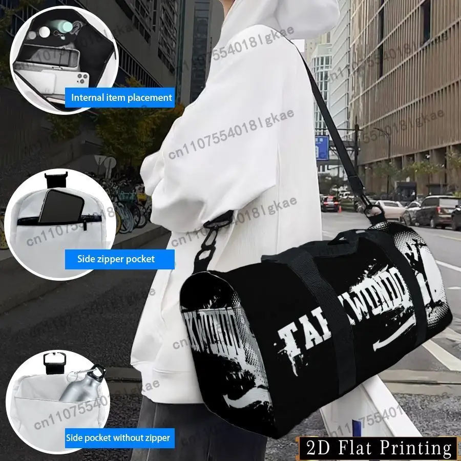 Large Capacity Travel Bag Compatible for Gym, Commuting, Camping & Vacation - Heavy-Duty Luggage Suitcase with Multi-Purpose Car