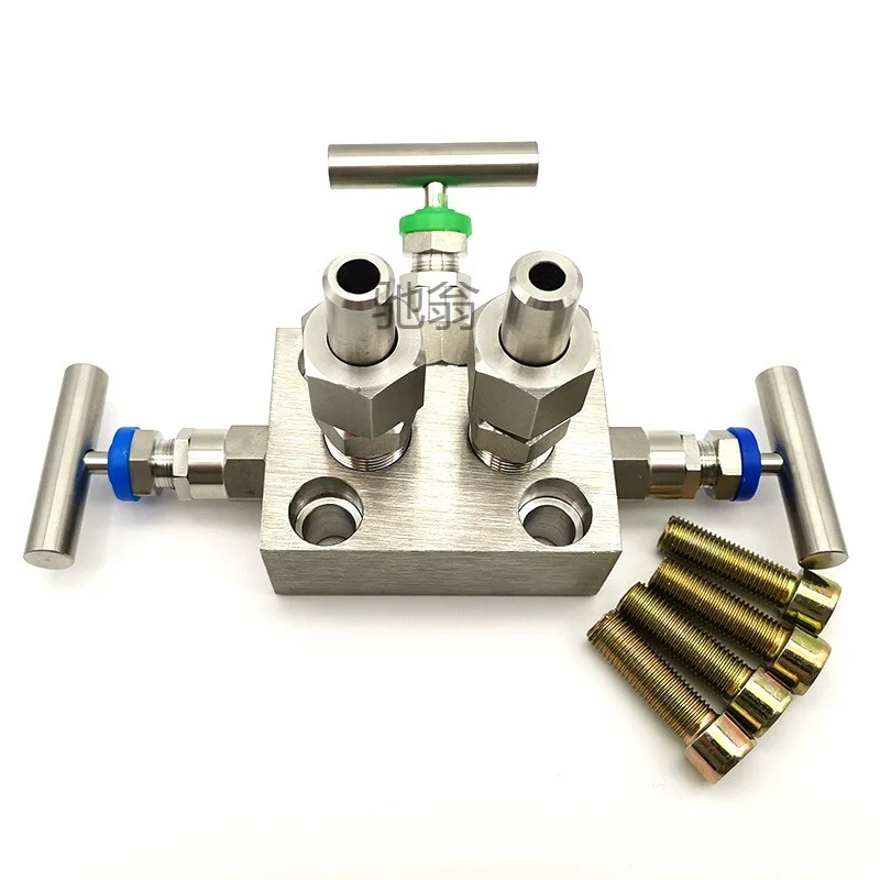 Grupo de tres válvulas de acero inoxidable SF-2B Grupo integrado de tres válvulas EJA Rosemount 3051 Transmisión de presión diferencial