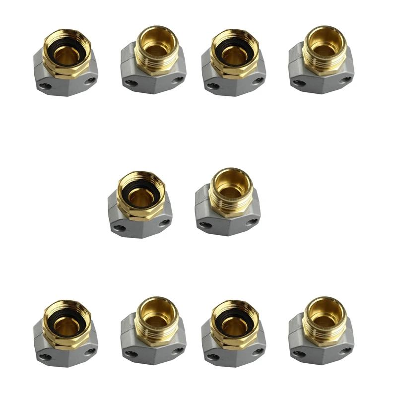 

Hose Mender Hose Repair Coupler Metal Parts For 3/4 Inch Or 5/8 Inch Garden Hose Connector Hose Male And Female Connectors