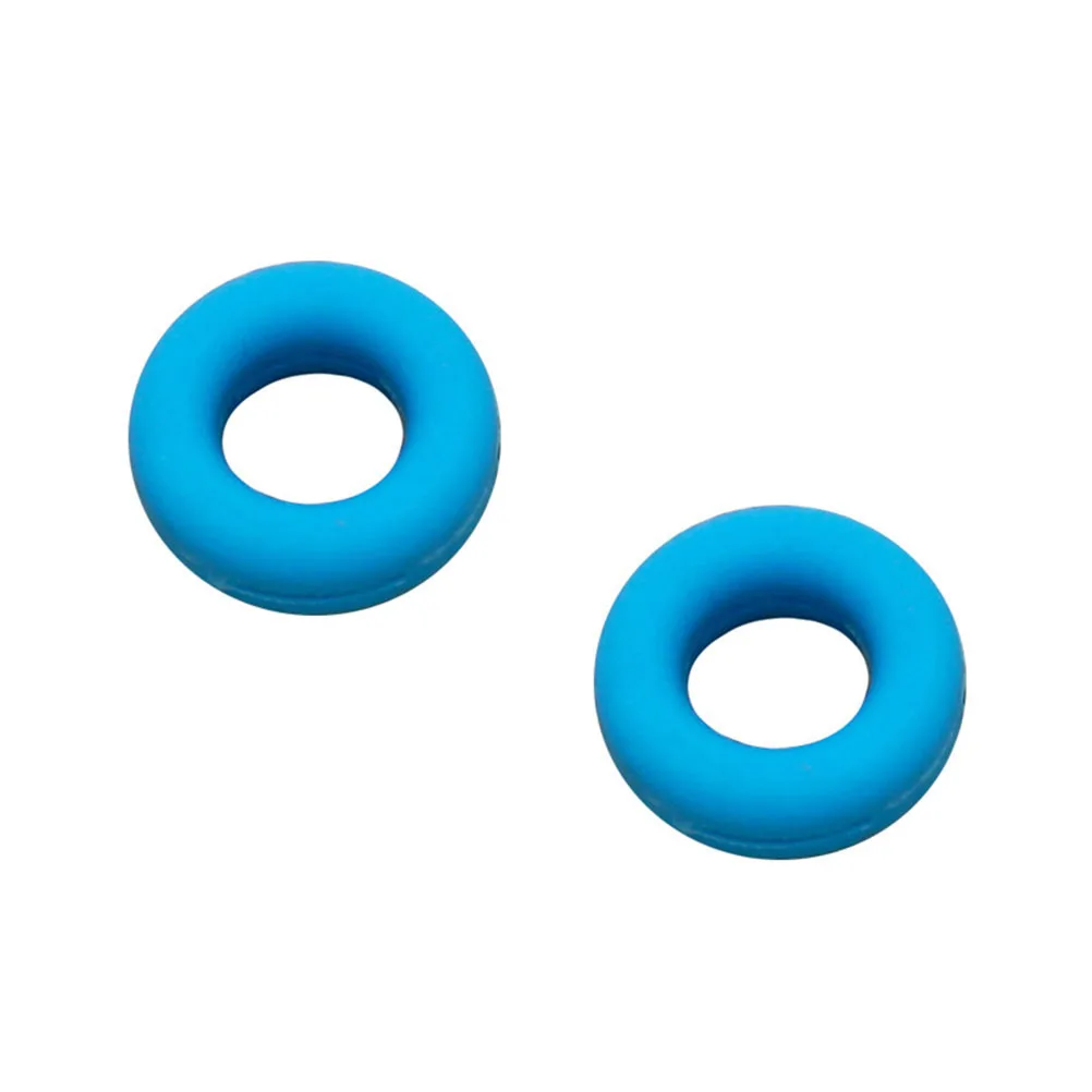 نظارات حلقية مضادة للانزلاق من السيليكون تناسب جميع الإطارات خفيفة الوزن ومريحة للرياضة اليومية في الهواء الطلق أزرق سماوي وردي أسود